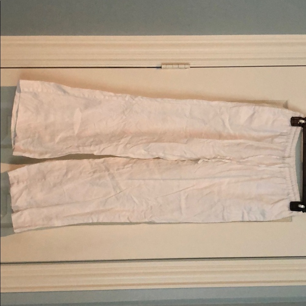 White Linen Pants